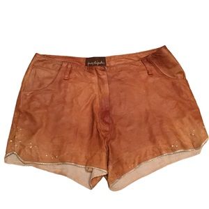 Henry Beguelin Genuine Leather Handmade Shorts